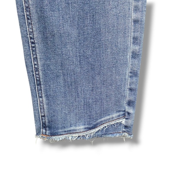 J Jill‎ Demi Bootcut Jeans Womens 6 Petite Fray Hem Cropped Mid Rise - Picture 7 of 10